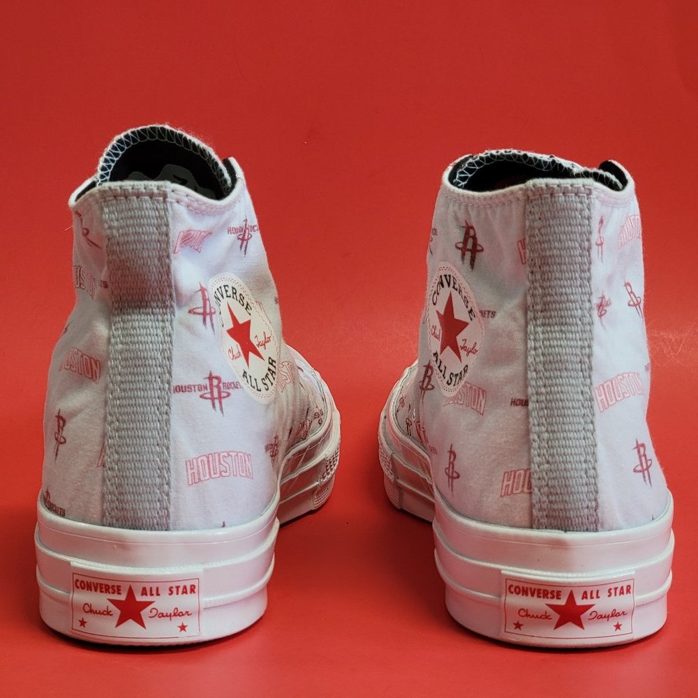 Converse CTAS 70 Hi Houston Rockets 161162C Size 10 NWB - Picture 4 of 11